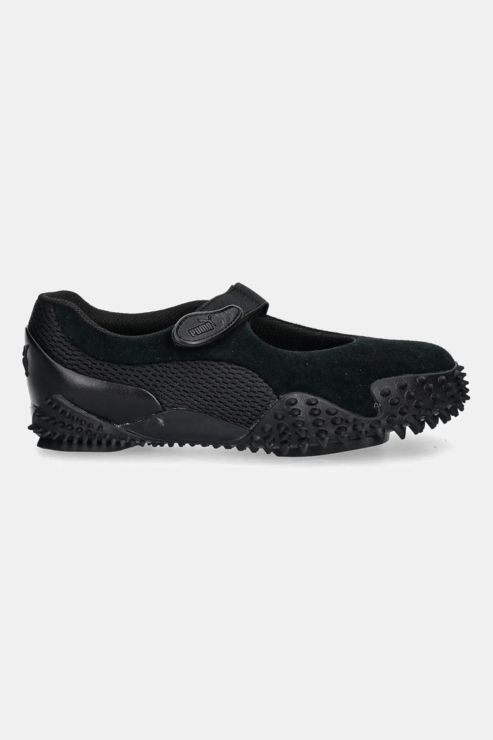 Balerinke od brušene kože Puma Mostro Fey PRM 401062 crna SS25