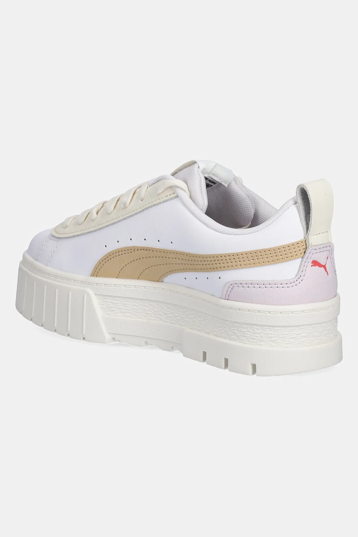 Boty Kožené sneakers boty Puma Mayze Secret Garden Wns 401262 bílá