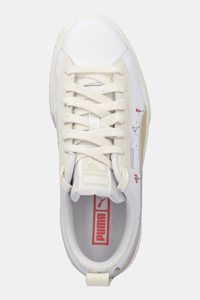 Kožené sneakers boty Puma Mayze Secret Garden Wns bílá 401262