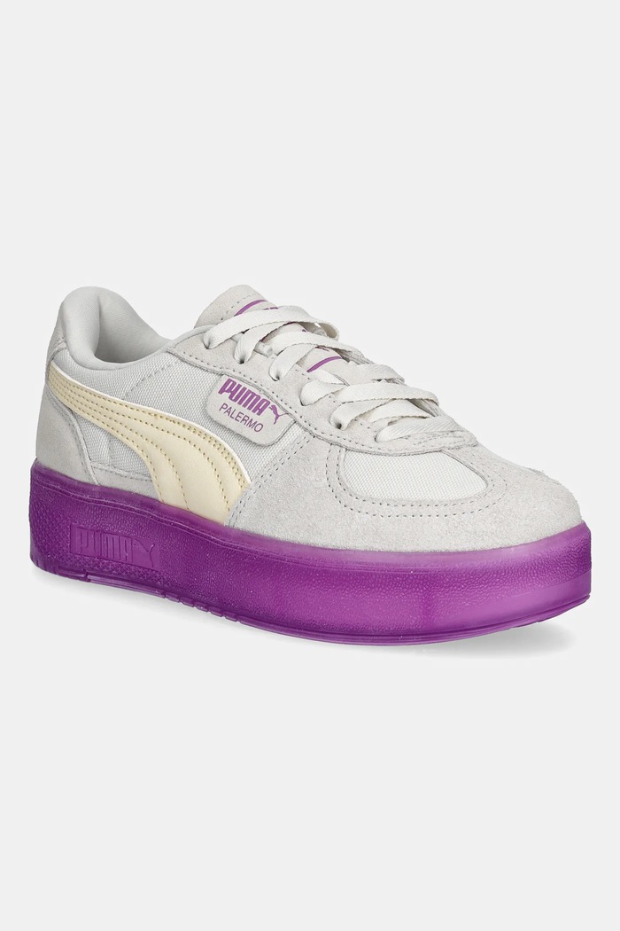Sneakers Puma Palermo Elevata Xtra Wns πλατφόρμα γκρί 401285