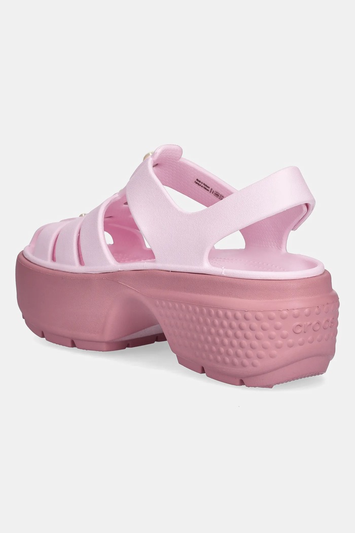 Обувки Сандали Crocs Stomp Fisherman Pearl Sandal 210979.6XX розов