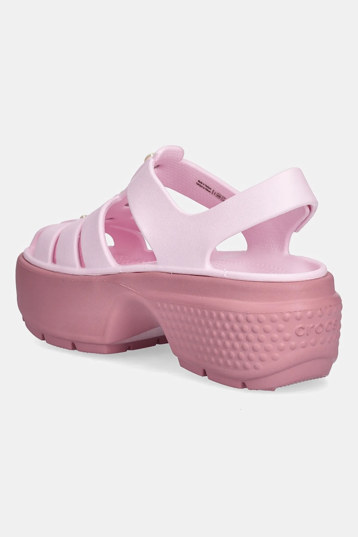 Обувки Сандали Crocs Stomp Fisherman Pearl Sandal 210979.6XX розов