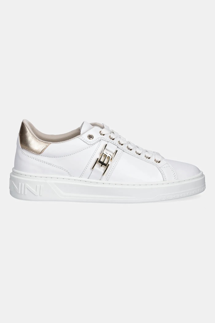 Baldinini sneakersy skórzane D5E812T1VTVL.BOPL biały ZS25