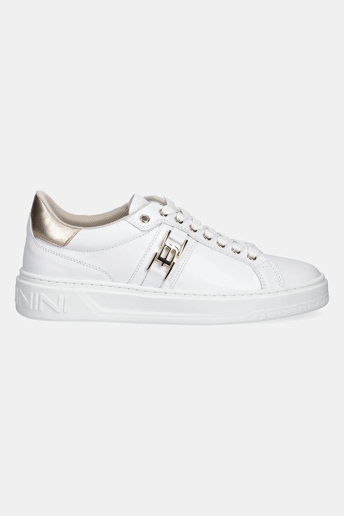 Baldinini sneakersy skórzane D5E812T1VTVL.BOPL biały ZS25
