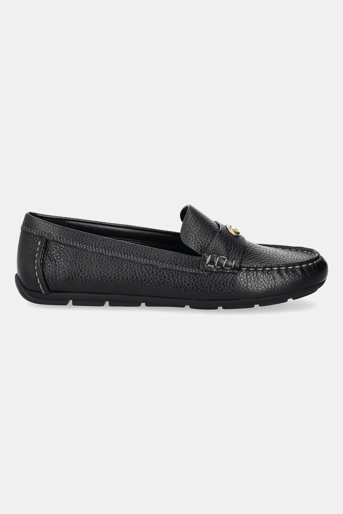 Δερμάτινα μοκασίνια Coach Leather Driver CAS66.BLK μαύρο AW25