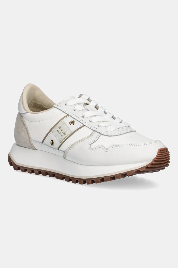 Δερμάτινα sneakers Blauer MILLEN συνθετικό μπεζ S5MILLEN03.NYL
