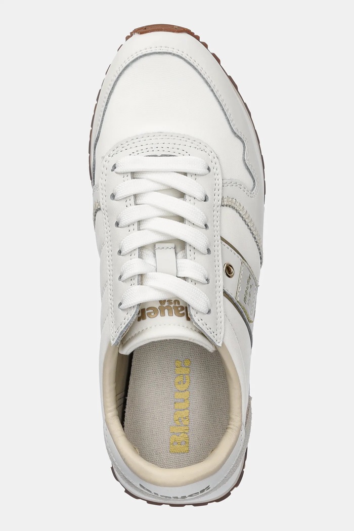 Δερμάτινα sneakers Blauer MILLEN μπεζ S5MILLEN03.NYL