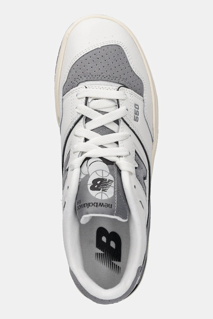 Δερμάτινα sneakers New Balance 550 γκρί GSB550LG