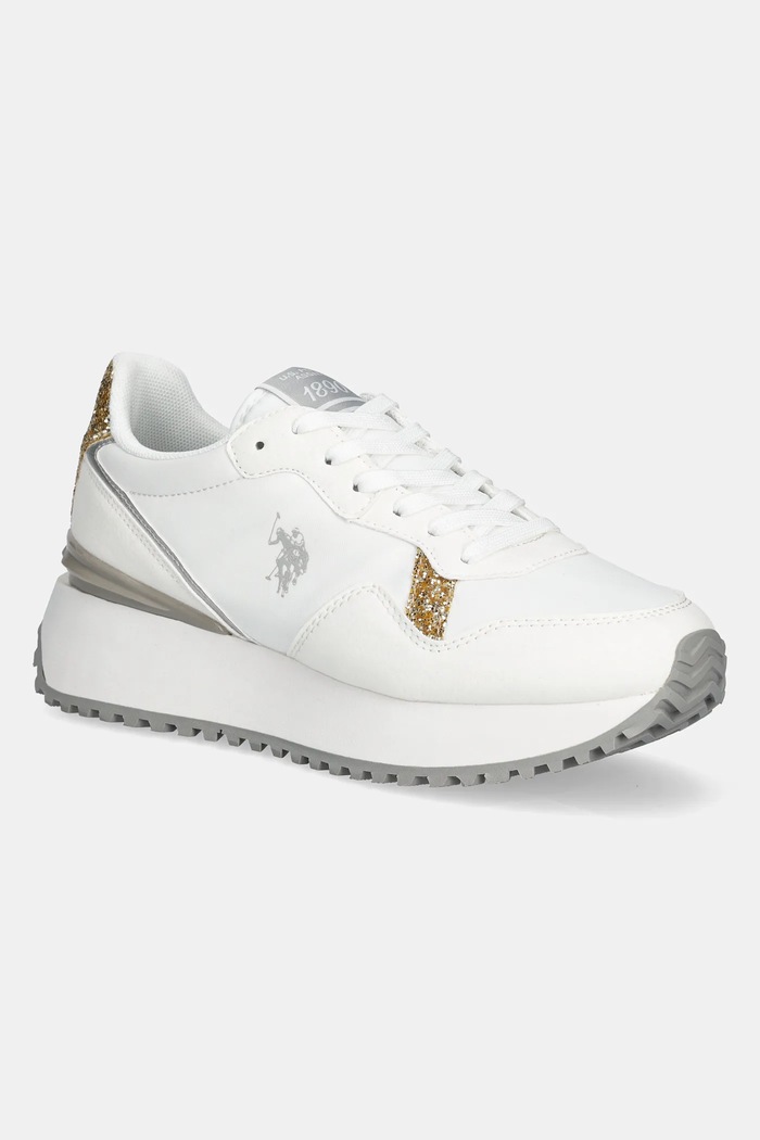 U.S. Polo Assn. Sneakersy BAYLE syntetyczny biały BAYLE003W.5NU2