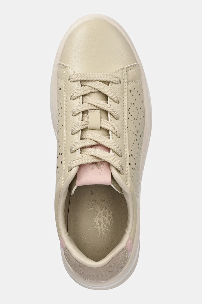 Sneakers U.S. Polo Assn. GINGER001W/5YH1 μπεζ GINGER001W.5YH1