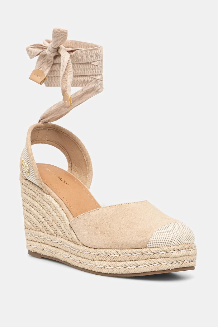 Espadrilky U.S. Polo Assn. STEFY klinový béžová STEFY001W.5HT2