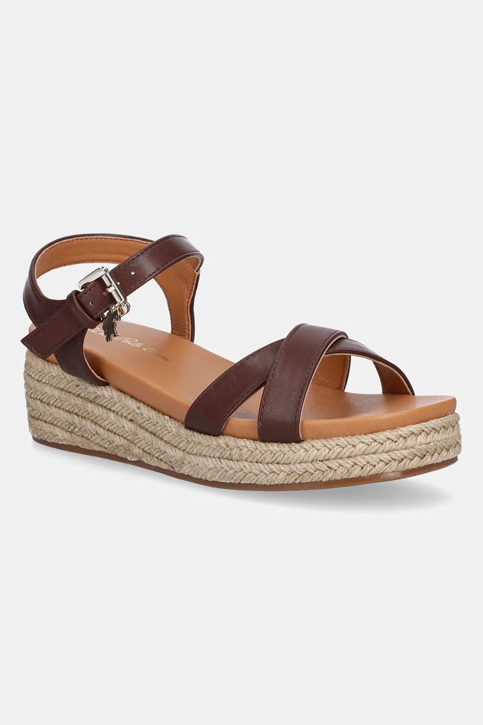 Сандали U.S. Polo Assn. ASTRID002W/5Y1 ASTRID изкуствена кожа кафяв ASTRID002W.5Y1