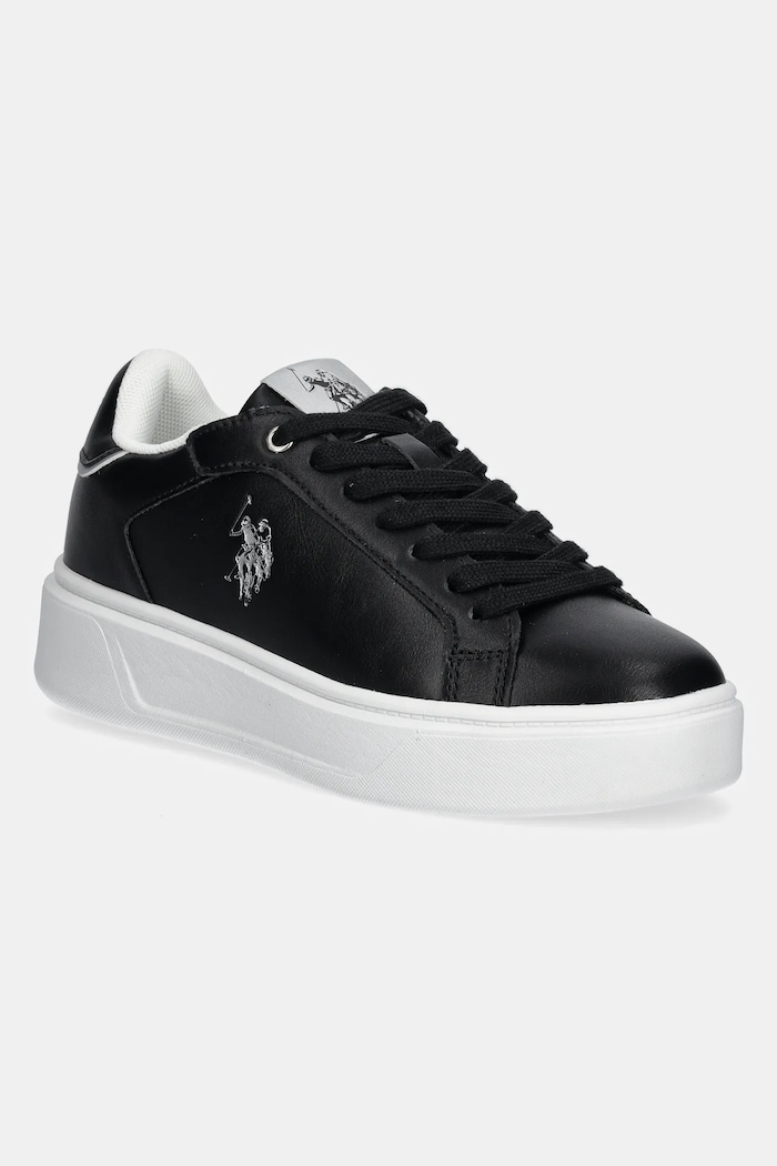 U.S. Polo Assn. Sneakersy YVONNE platforma czarny YVONNE001W.5Y2
