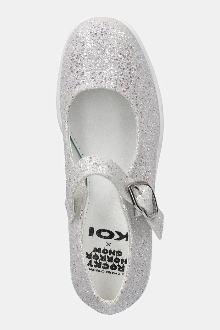 Γόβες Koi Footwear x Rocky Horror Show Tira Glitter Mary Janes ‘Damn it Janet! Edition λευκό DamnitJanet