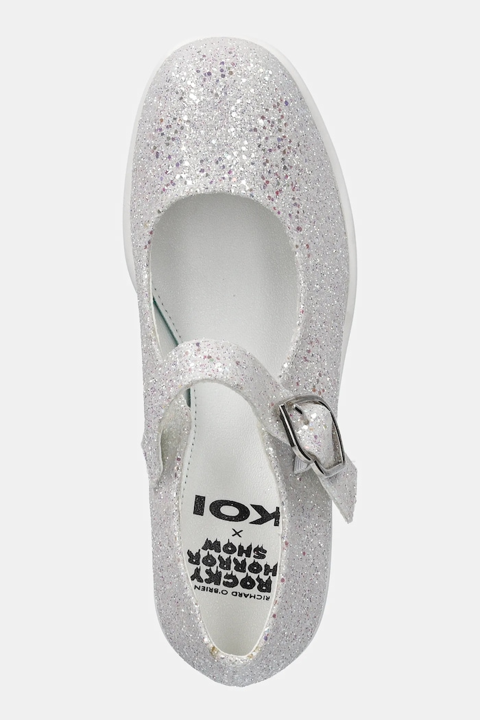Γόβες Koi Footwear x Rocky Horror Show Tira Glitter Mary Janes ‘Damn it Janet! Edition λευκό DamnitJanet