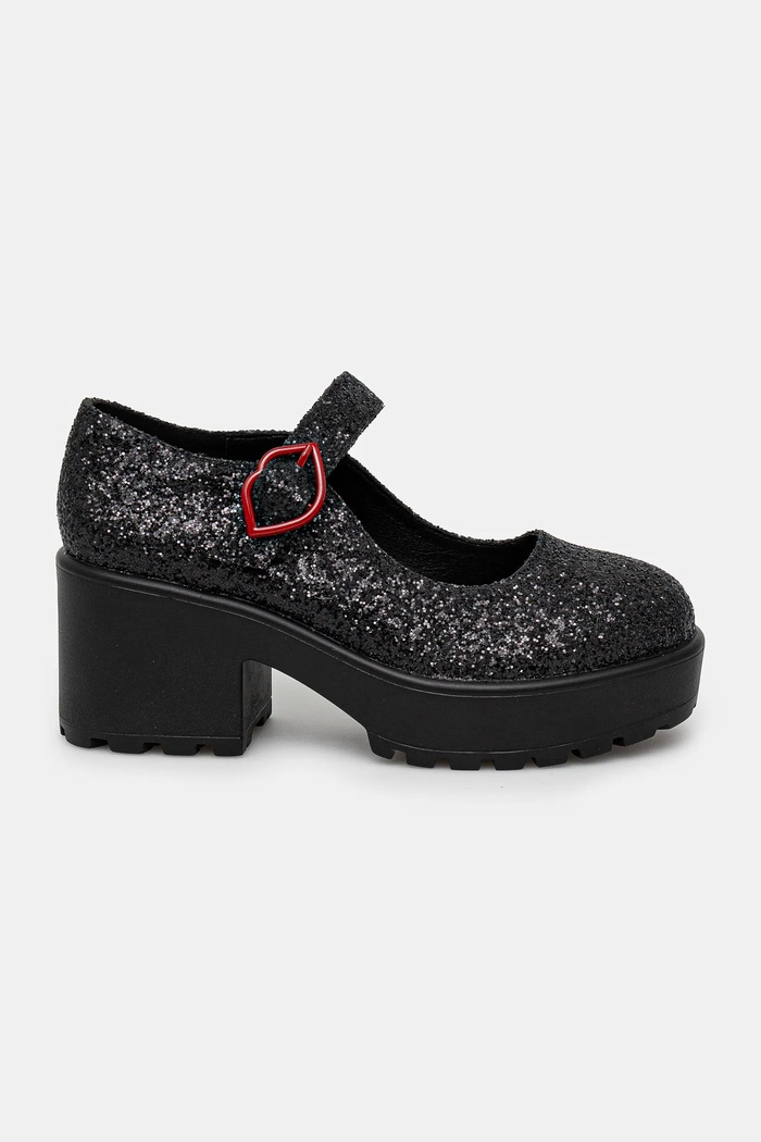 Koi Footwear czółenka x Rocky Horror Show Tira Glitter Mary Janes ‘Columbia’ Solo Edition ColumbiaSolo czarny SS25