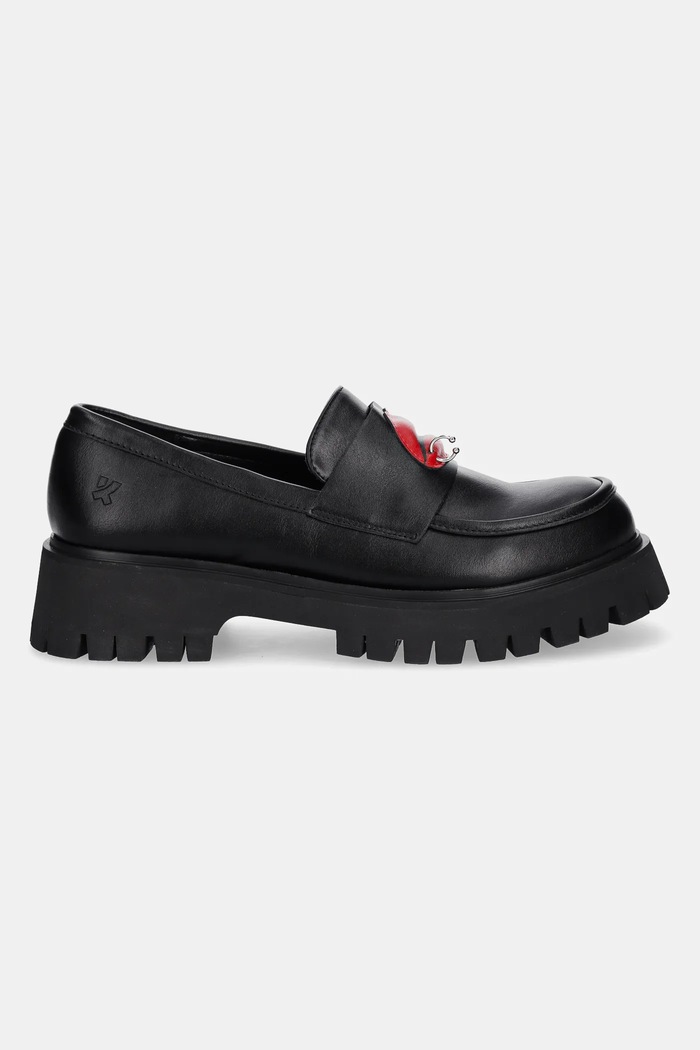Mokasíny Koi Footwear x Rocky Horror Show Science Fiction Lips Loafers ScienceFictionLips černá SS26