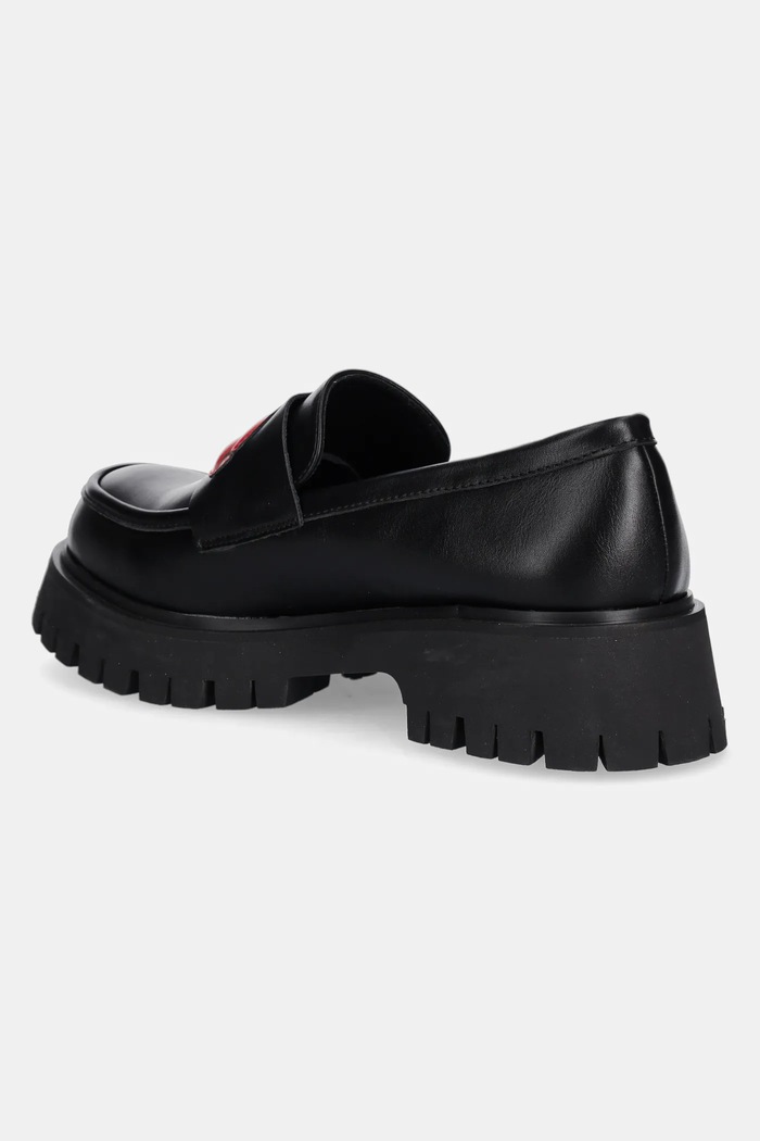 Boty Mokasíny Koi Footwear x Rocky Horror Show Science Fiction Lips Loafers ScienceFictionLips černá