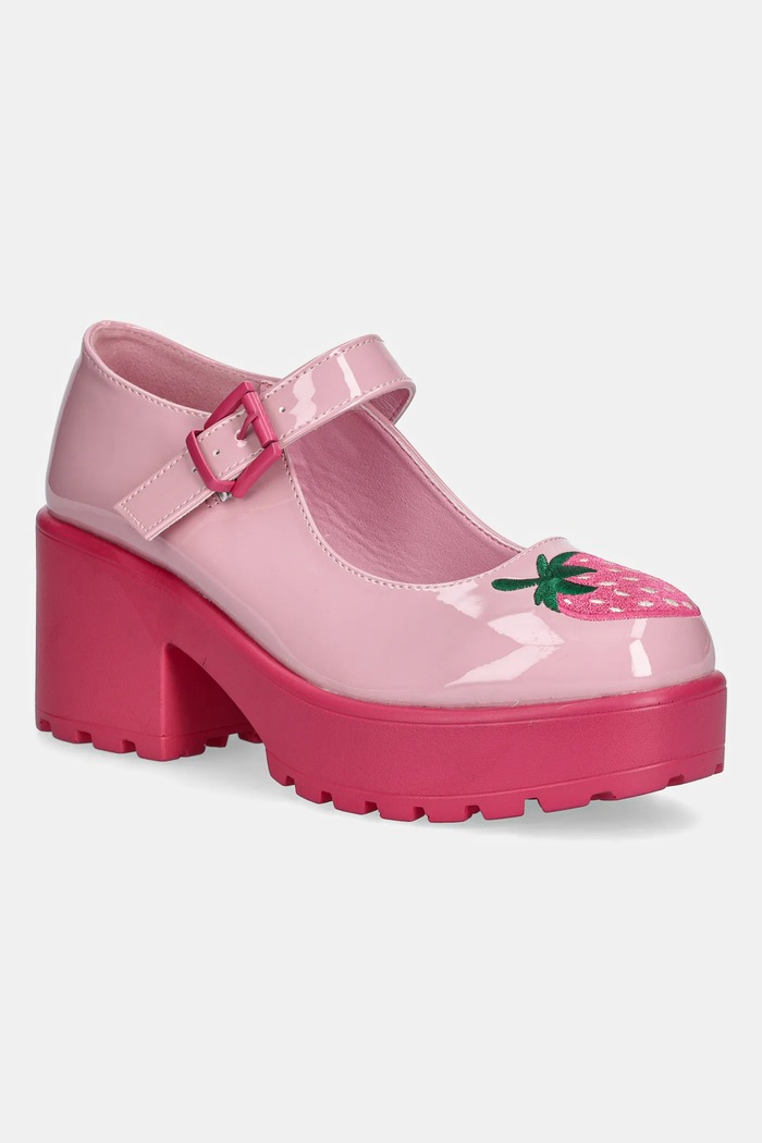 Koi Footwear Czółenka Tira Mary Janes ‘Strawberry Cheesecake Edition’ różowy ND109