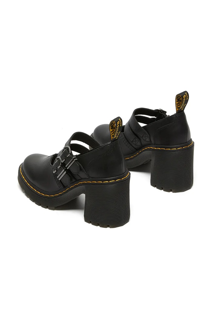 Kožené lodičky Dr. Martens Eviee Mary Jane DM27371001 černá