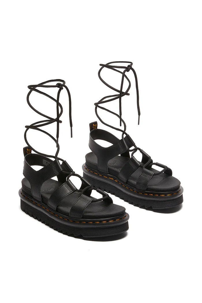 Δερμάτινα σανδάλια Dr. Martens Nartilla DM31617001 μαύρο SS25