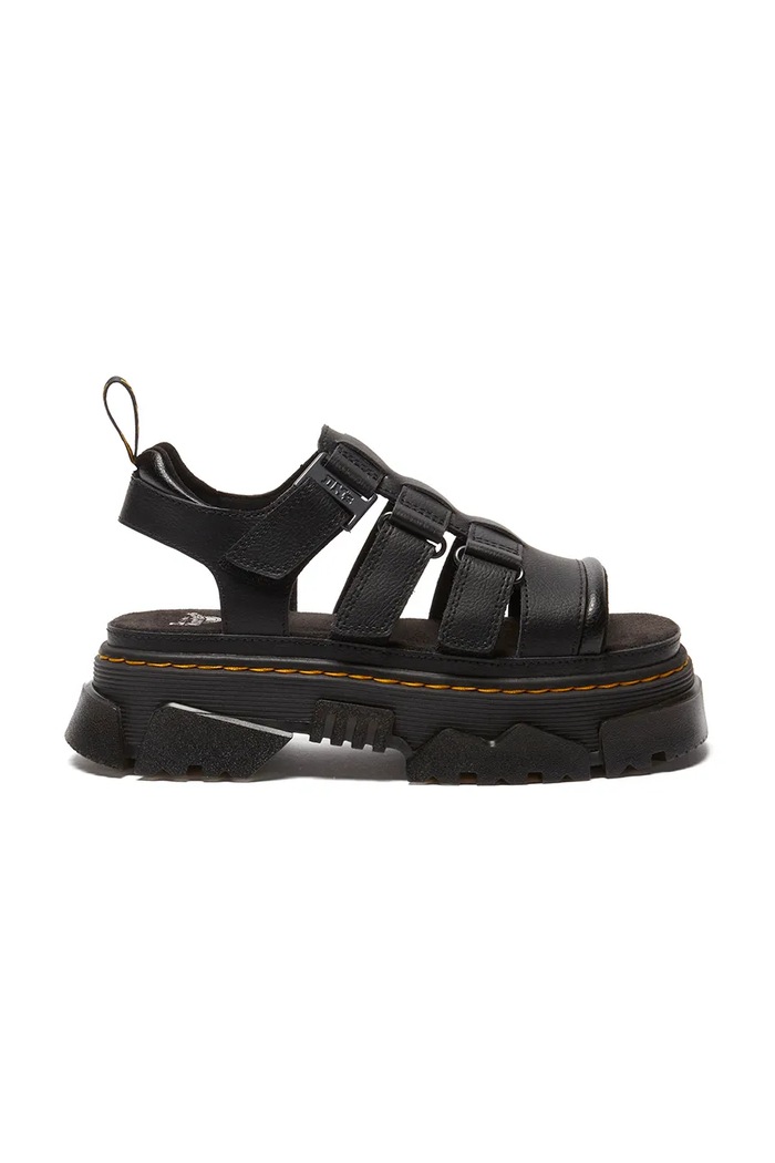 Sandály Dr. Martens Mattison 3S platforma černá DM40891001