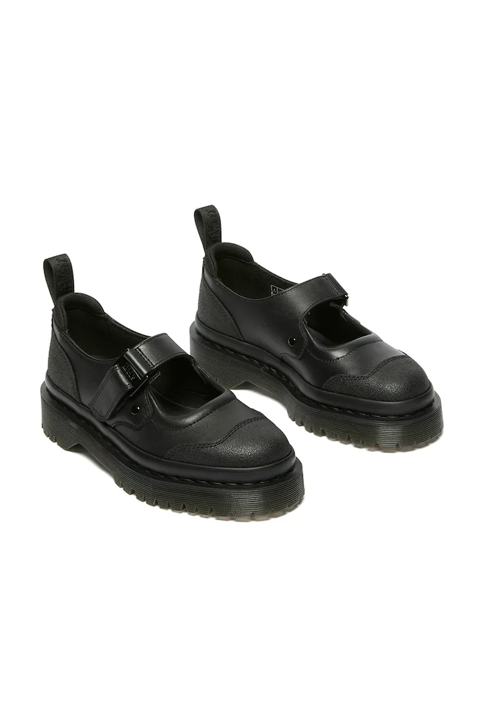 Dr. Martens półbuty skórzane Indica II Bex Tech Mary Jane DM41015002 czarny SS25