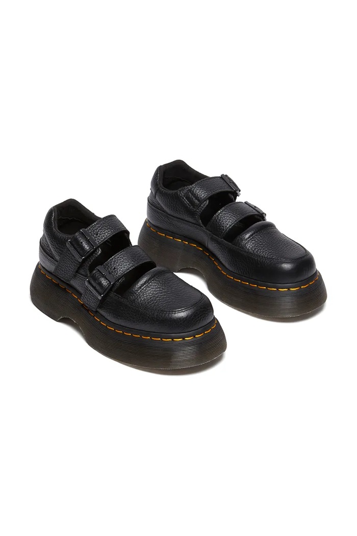 Dr. Martens leather shoes Buzz MJ Mary Jane DM41061001 black SS25
