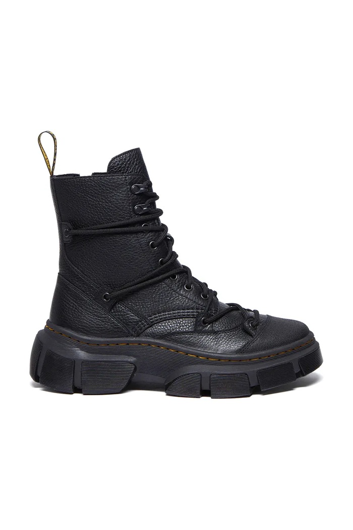 Δερμάτινες μπότες Dr. Martens DMXL ίσια πλατφόρμα μαύρο DM41646001