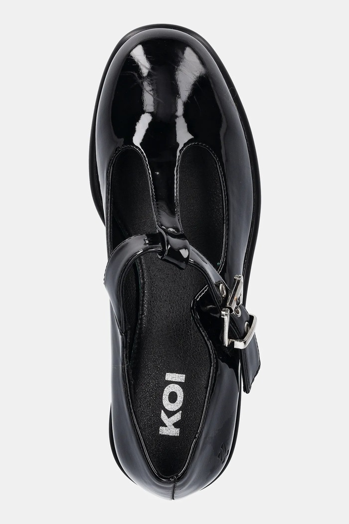 Koi Footwear czółenka SAI BLACK MARY JANES ‘ PATENT EDITION’ czarny ND35