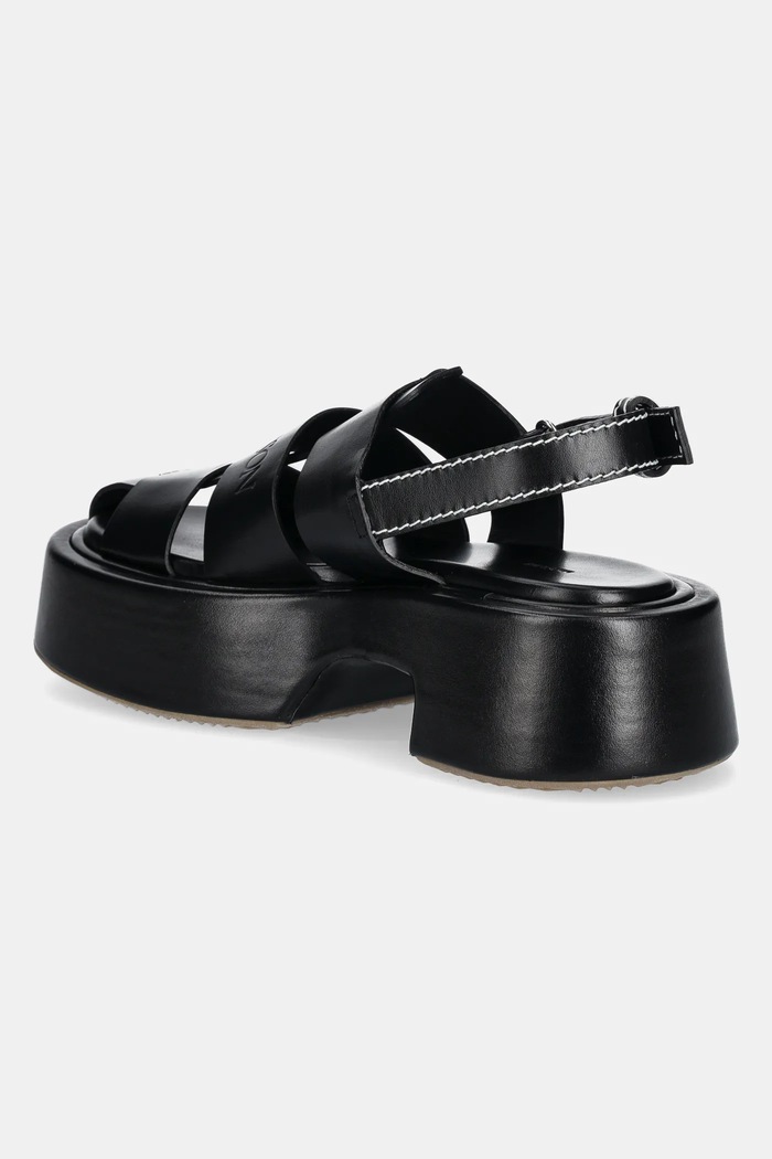 Παπούτσια Δερμάτινα πέδιλα JW Anderson SN0099.LA0323.999 μαύρο