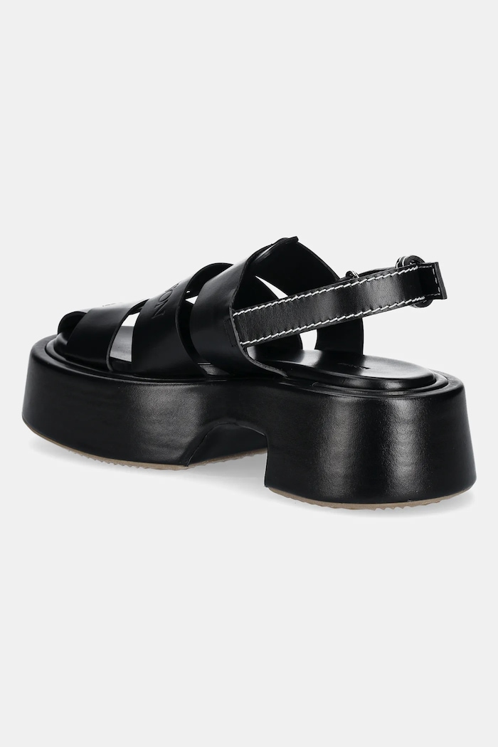 Παπούτσια Δερμάτινα πέδιλα JW Anderson SN0099.LA0323.999 μαύρο