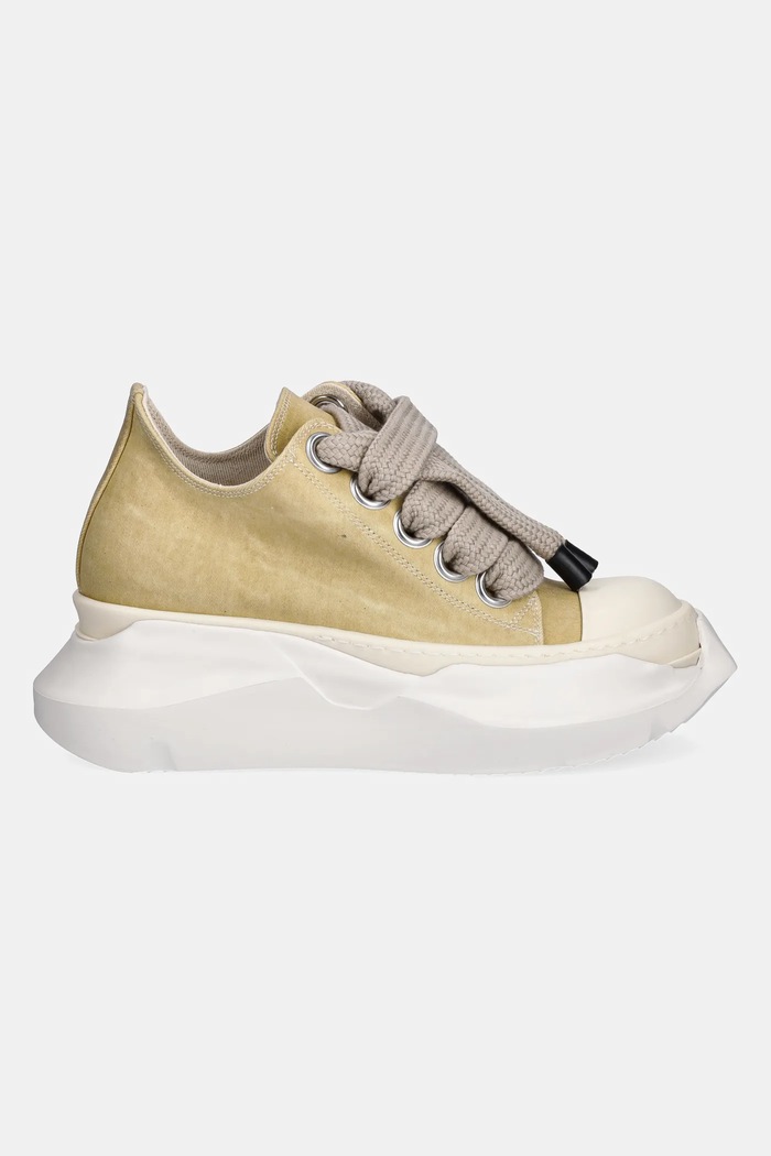 Rick Owens DRKSHDW plimsolls Jumbo Laces Abstract Low Sneak DS01E3845.SCFW2 beige SS25