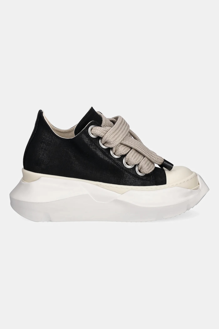 Rick Owens DRKSHDW plimsolls Jumbo Laces Abstract Low Sneak DS01E3845.SCFW2 black SS25