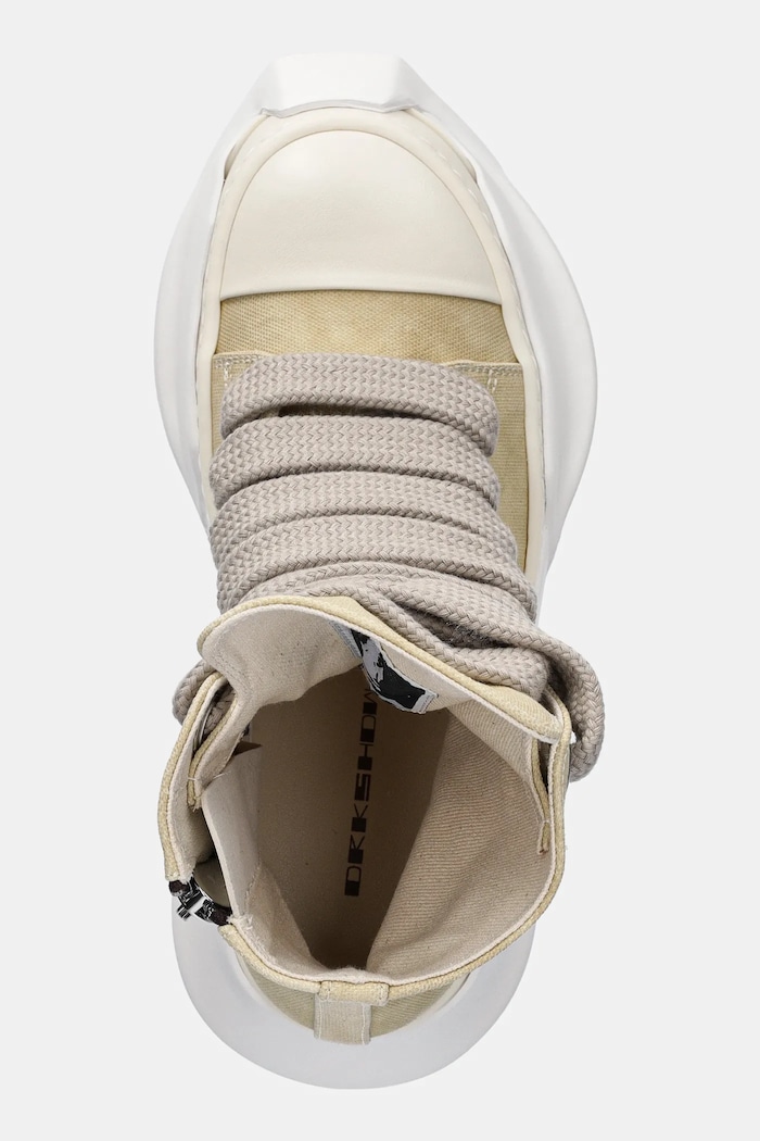 Rick Owens DRKSHDW trainers Jumbo Laces Abstract Sneak beige DS01E3844.CVSW2