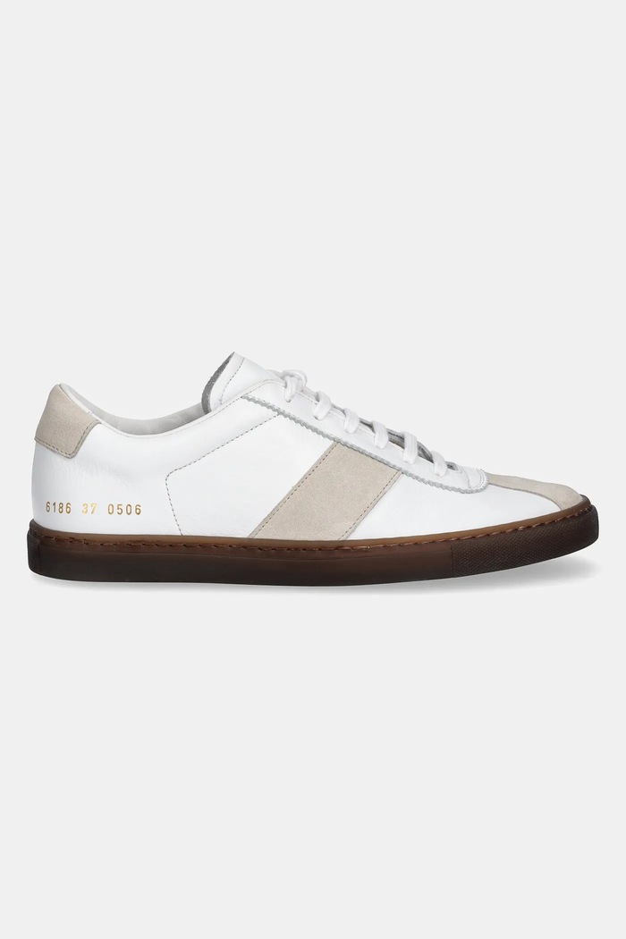 Common Projects bőr sportcipő Field Trainer 6186.0506 fehér SS25