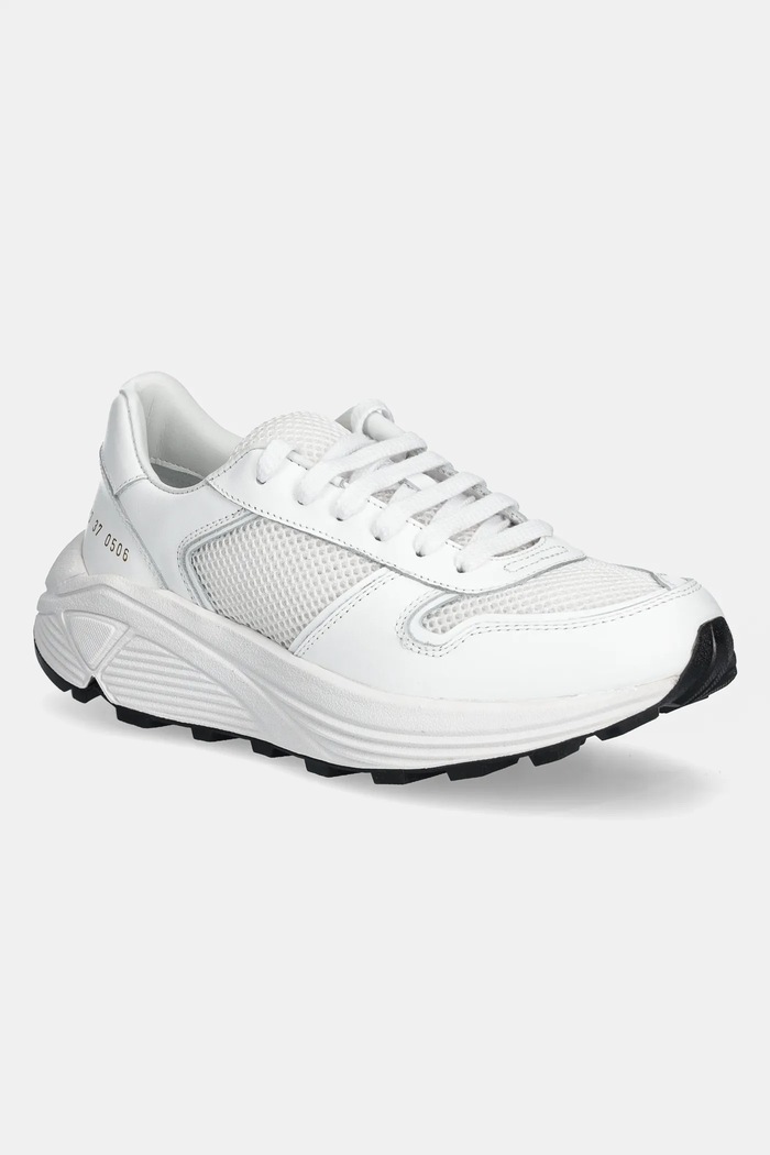 Common Projects sneakersy Premium Runner In Mesh tekstylny biały 6193.0506