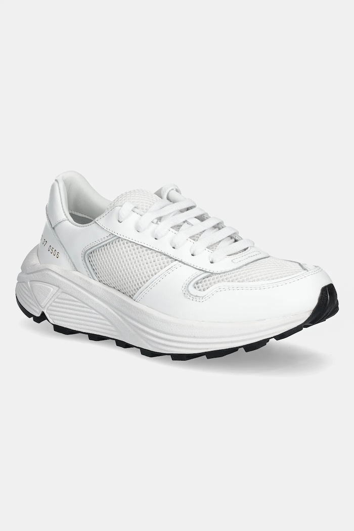 Common Projects sneakersy Premium Runner In Mesh tekstylny biały 6193.0506