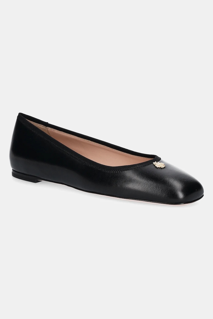 Bally ballerine pelle rivestita nero WA051D.VT183.U901
