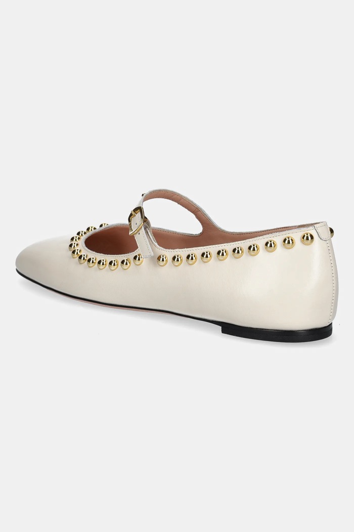 Παπούτσια Δερμάτινες μπαλαρίνες Bally WA051Z.VT934.U101 μπεζ
