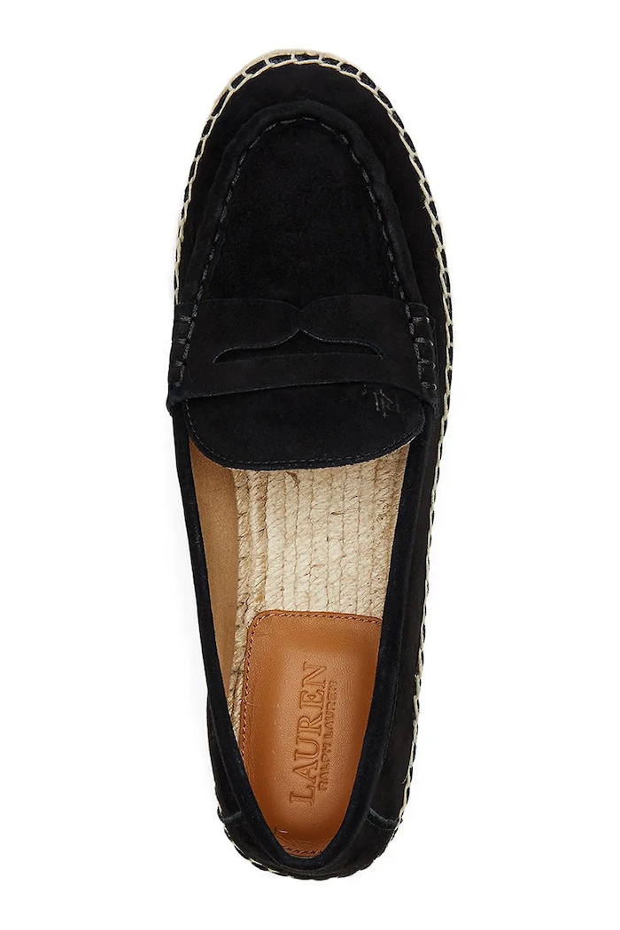 Обувь Замшевые эспадрильи Lauren Ralph Lauren Luize Loafer 802953958003.001 чёрный
