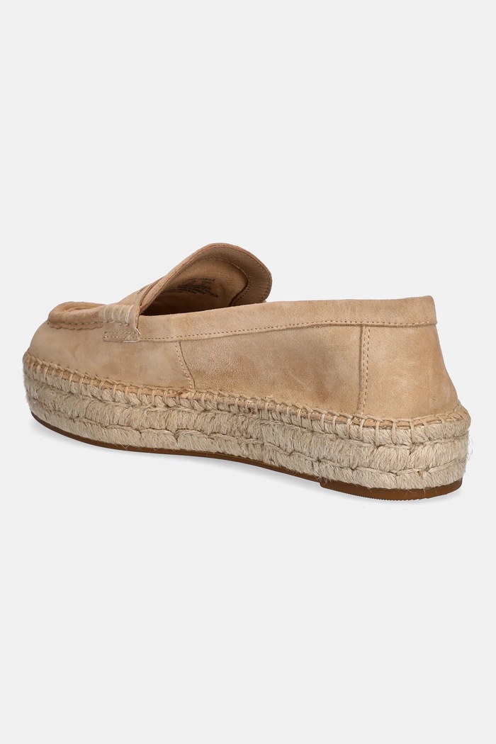 Obuwie Lauren Ralph Lauren espadryle zamszowe Luize Loafer 802953958007.101 beżowy