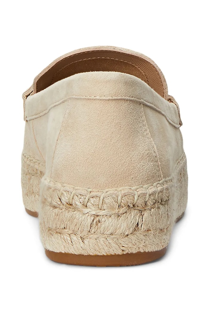 Espadrile iz semiša Lauren Ralph Lauren Luize Loafer bež 802953958007.101
