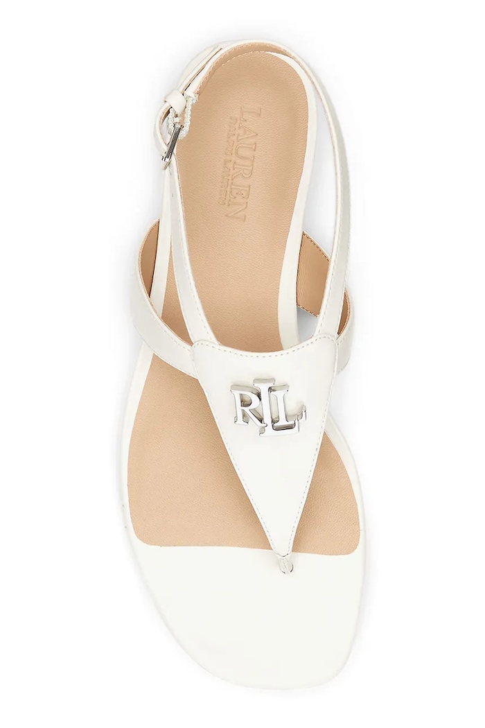 Obuv Kožené sandále Lauren Ralph Lauren Everley 802959146009.100 béžová