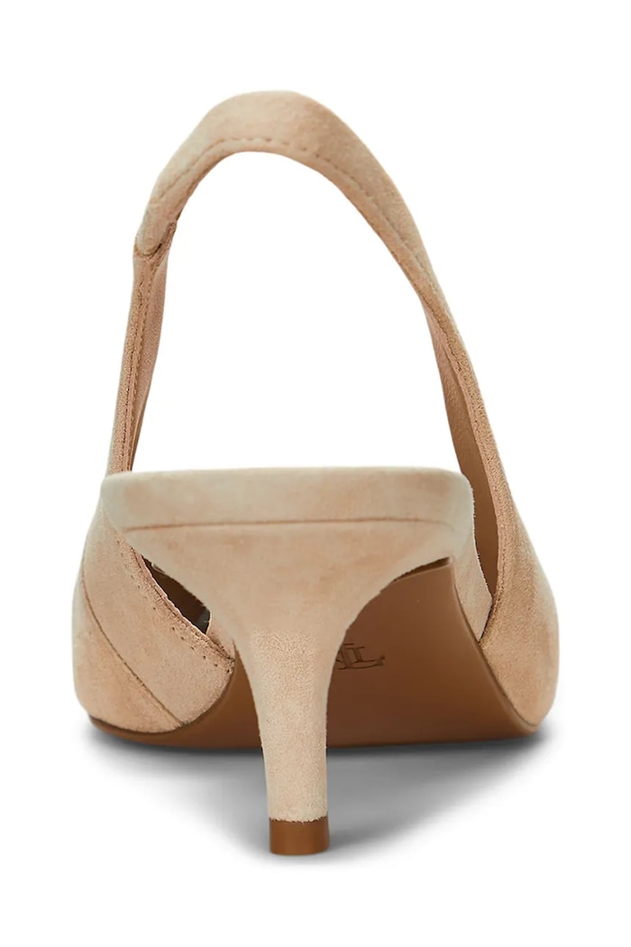 Lauren Ralph Lauren szpilki zamszowe Lolah II beżowy 802959263004.101