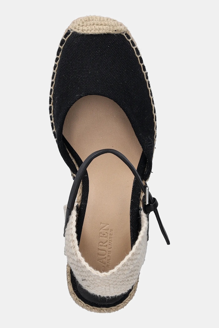 Espadrile Lauren Ralph Lauren Robby crna 802961836001.001