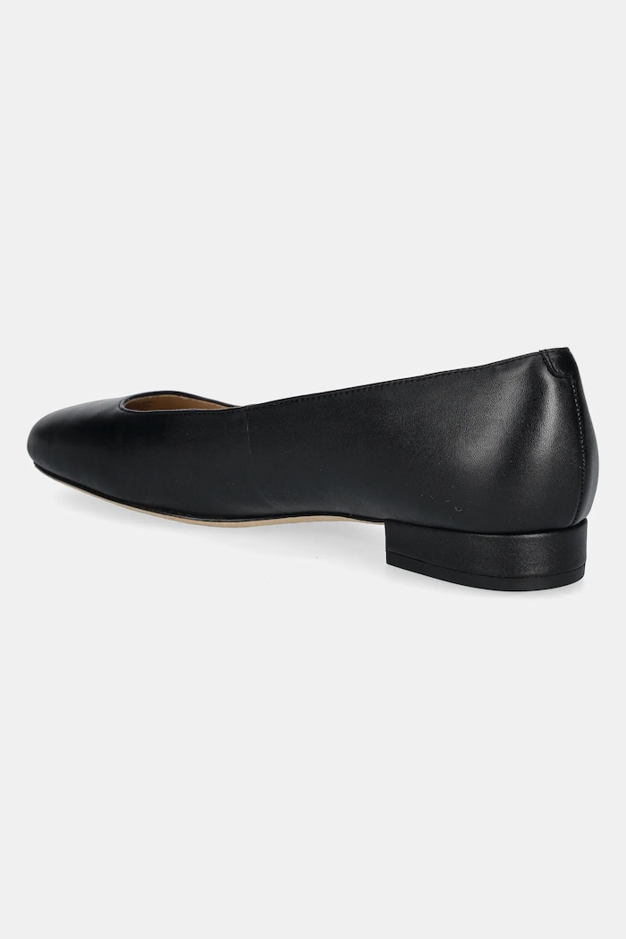 Boty Kožené baleríny Lauren Ralph Lauren Emellie Bllt 802970534001.001 černá