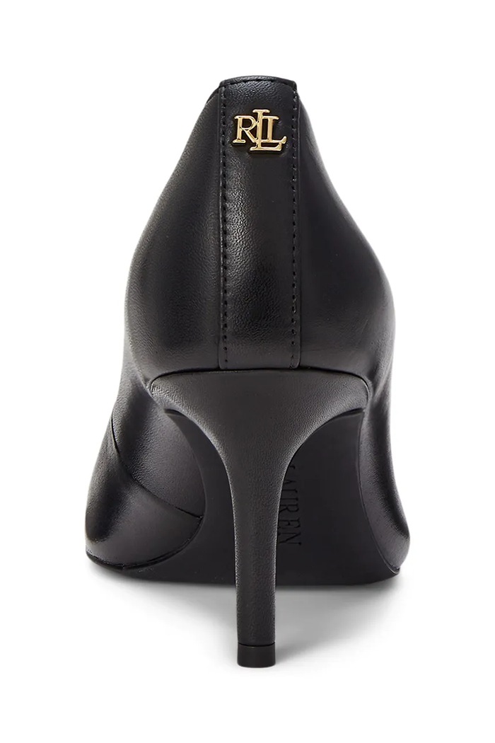 Kožené lodičky Lauren Ralph Lauren Lanette Lauren Ralph Lauren 802972023001.001 černá