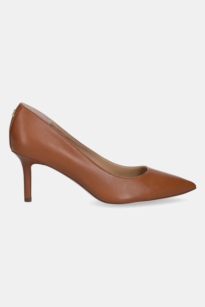 Lauren Ralph Lauren bőr tűsarkú Lanette 802972023002.270 barna AW25