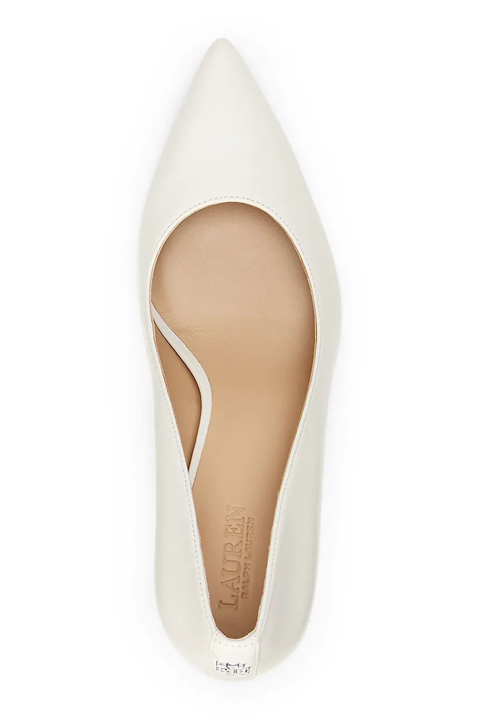 Взуття Шкіряні туфлі Lauren Ralph Lauren Lanette 802972024002.100 бежевий